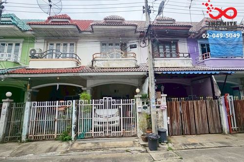 Townhouse for sale, 16 sq m., Manawadee Park, Wat Lat Pla Duk, Bang Yai, near Central WestGate.