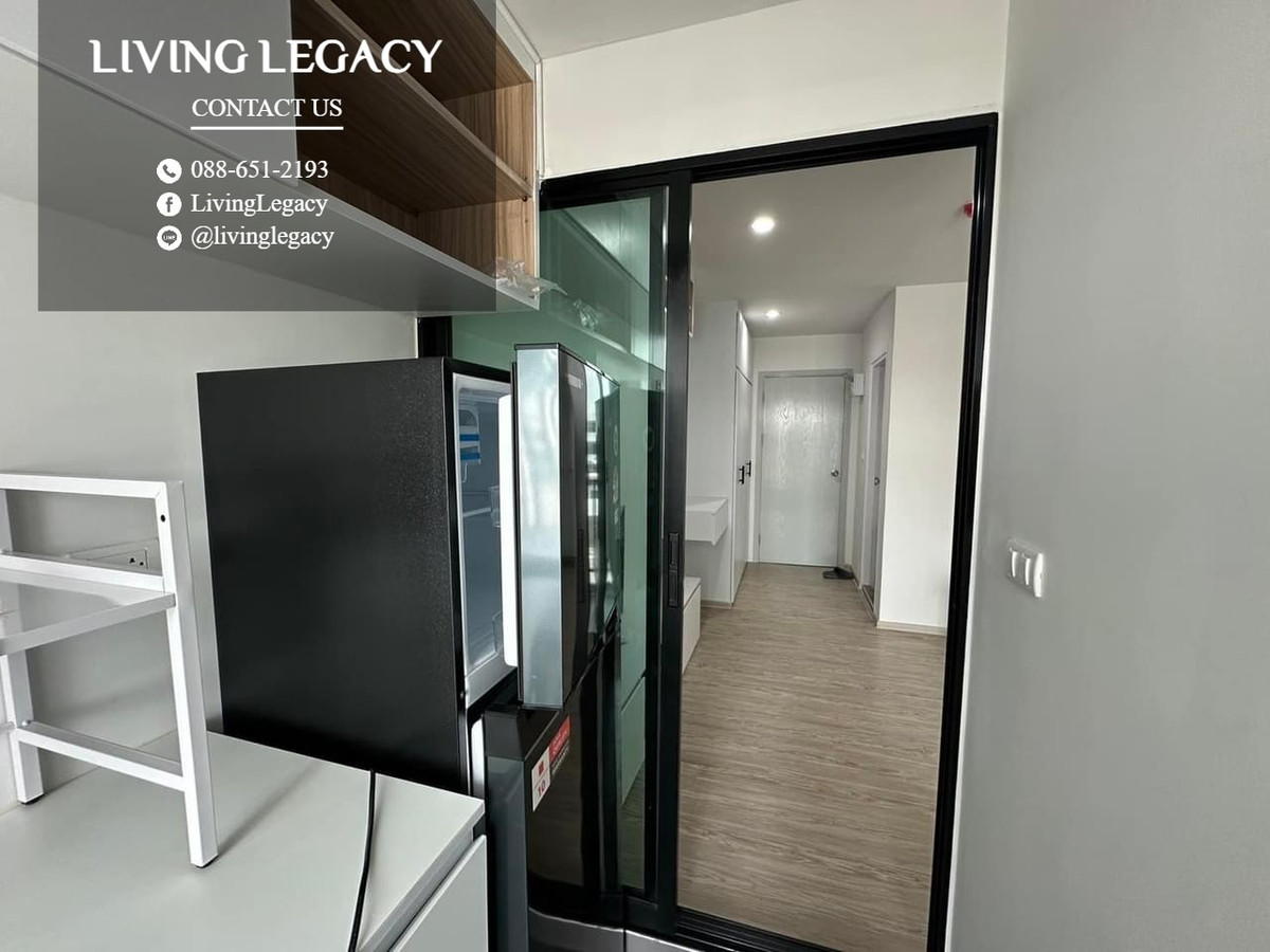 SLZVV4 ให้เช่าคอนโด RYE Huamark 30 ตร.ม. ชั้น 8 ตึก A line id : @livinglegacy – รูปที่ 3
