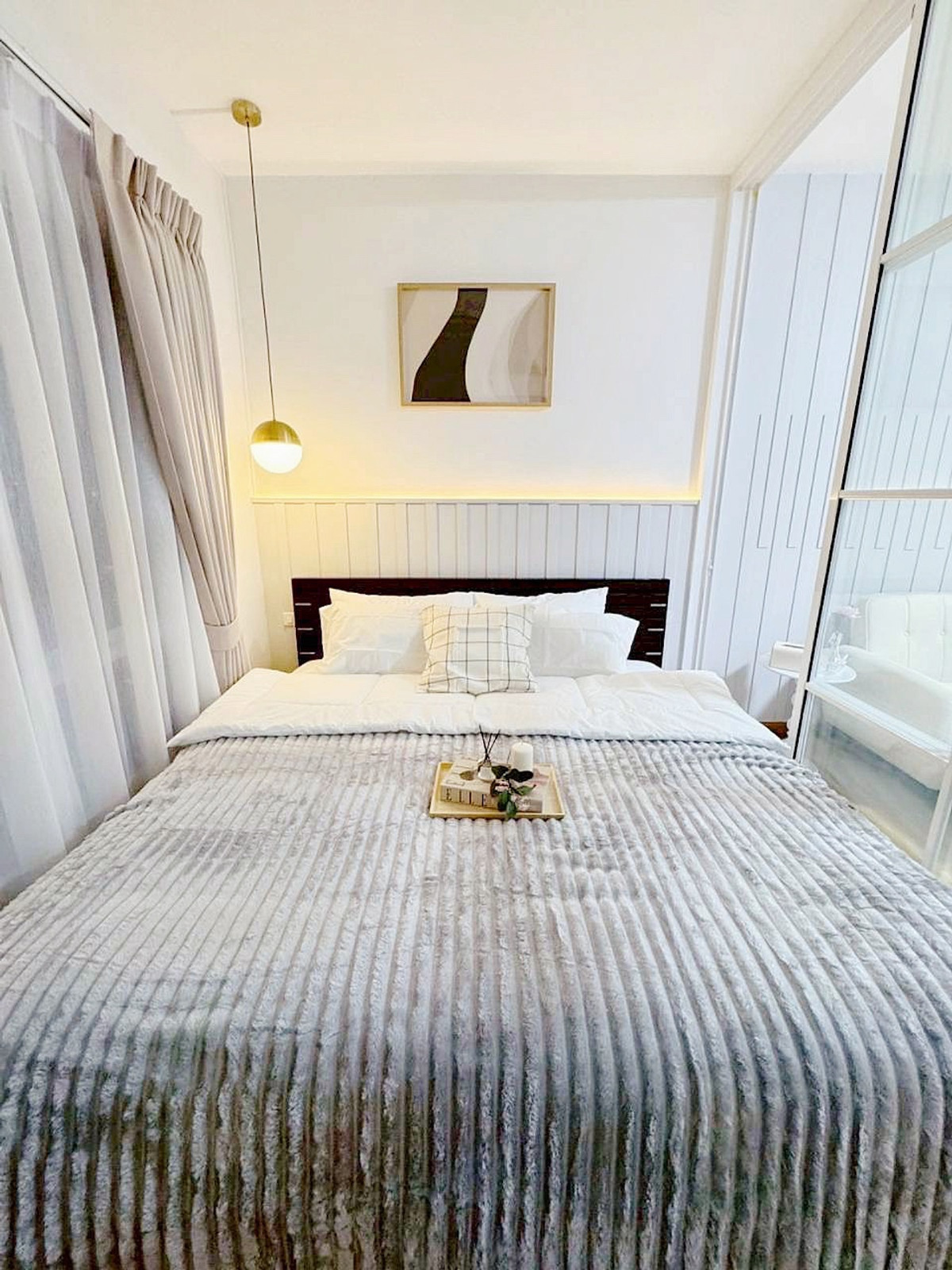 ⭐️ New built-in room  Provide complete furniture as shown in the picture.  Near Chokchai 4 BTS Station