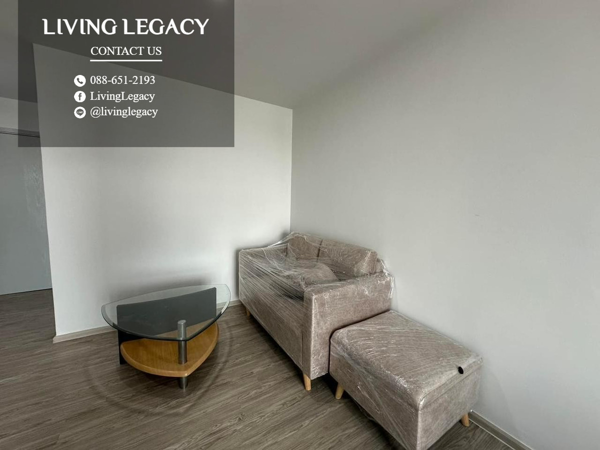 SLZVV4 ให้เช่าคอนโด RYE Huamark 30 ตร.ม. ชั้น 8 ตึก A line id : @livinglegacy – รูปที่ 4