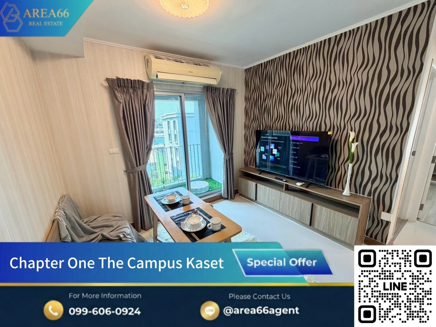 🔥ห้องสวยพร้อมขาย‼️ราคาดีมาก อยู่เองหรือลงทุนก็คุ้ม | Condo Chapter One The Campus Kaset 🔥ห้องสวยพร้อมขาย‼️ราคาดีมาก อยู่เองหรือลงทุนก็คุ้ม | Condo Chapter One The Campus Kaset