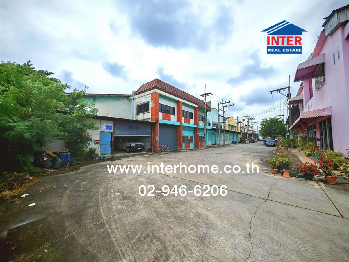 Factory + warehouse, 2 floors, 530.9 sq m. Factory + warehouse, near Big C, Om Noi, Soi Phongsirichai 2, Petchkasem Road, Phutthamonthon Sai 5 Road, Krathum Baen, Samut Sakhon. – รูปที่ 3