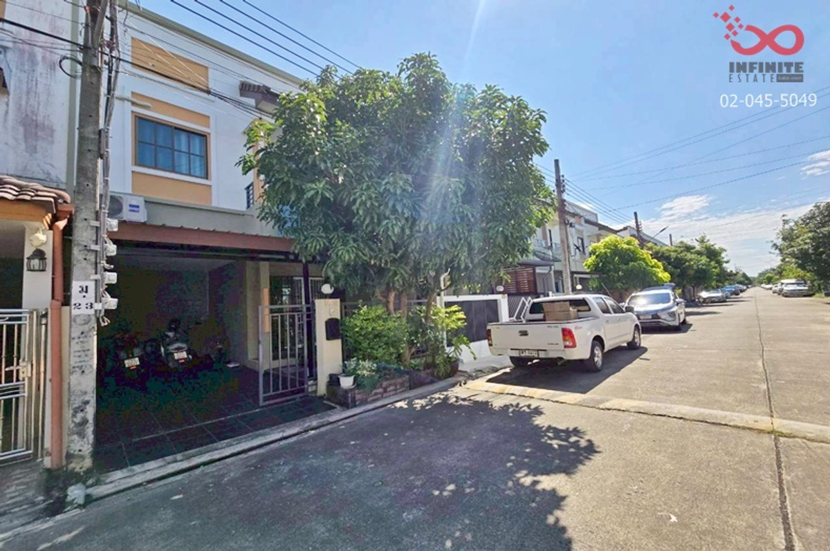 2-story townhome for sale, Temsiri Plus, Nong Chok, width 6 m., complete extension.