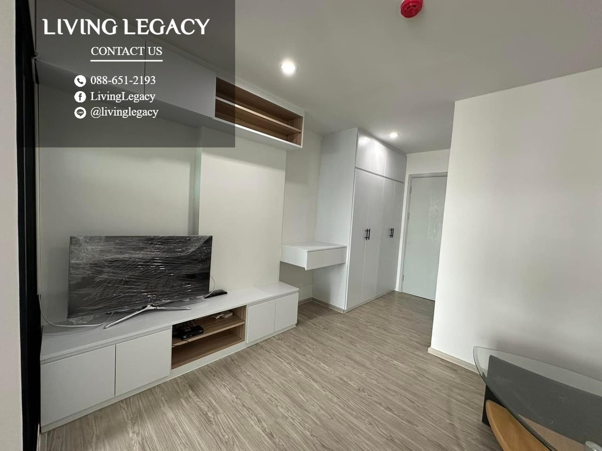 SLZVV4 ให้เช่าคอนโด RYE Huamark 30 ตร.ม. ชั้น 8 ตึก A line id : @livinglegacy – รูปที่ 2