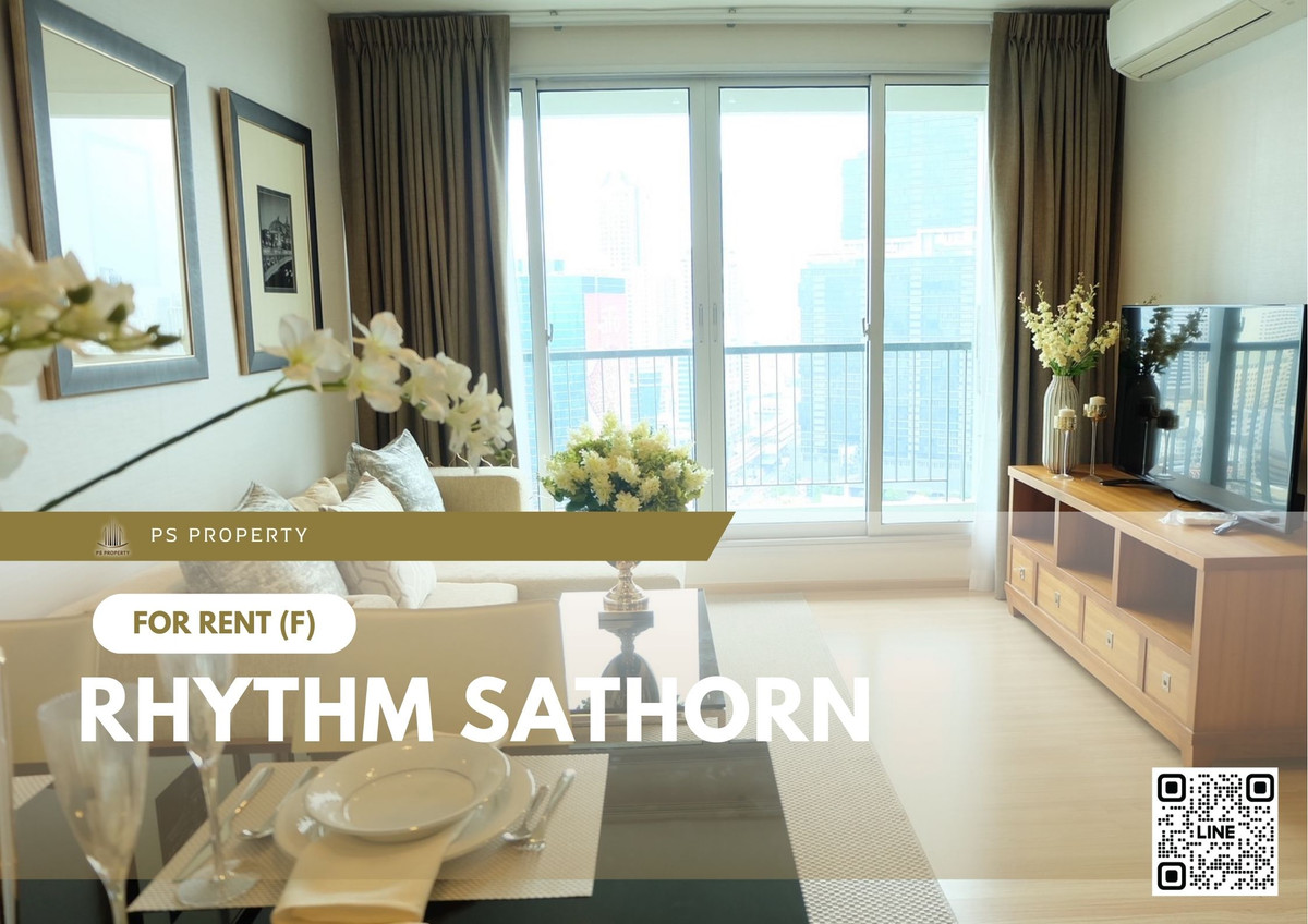ให้เช่า 🔥 Rhythm Sathorn 🔥 เฟอร์นิเจอร์ และ เครื่องใช้ไฟฟ้าครบ ใกล้ โรงพยาบาลเซนต์หลุยส์