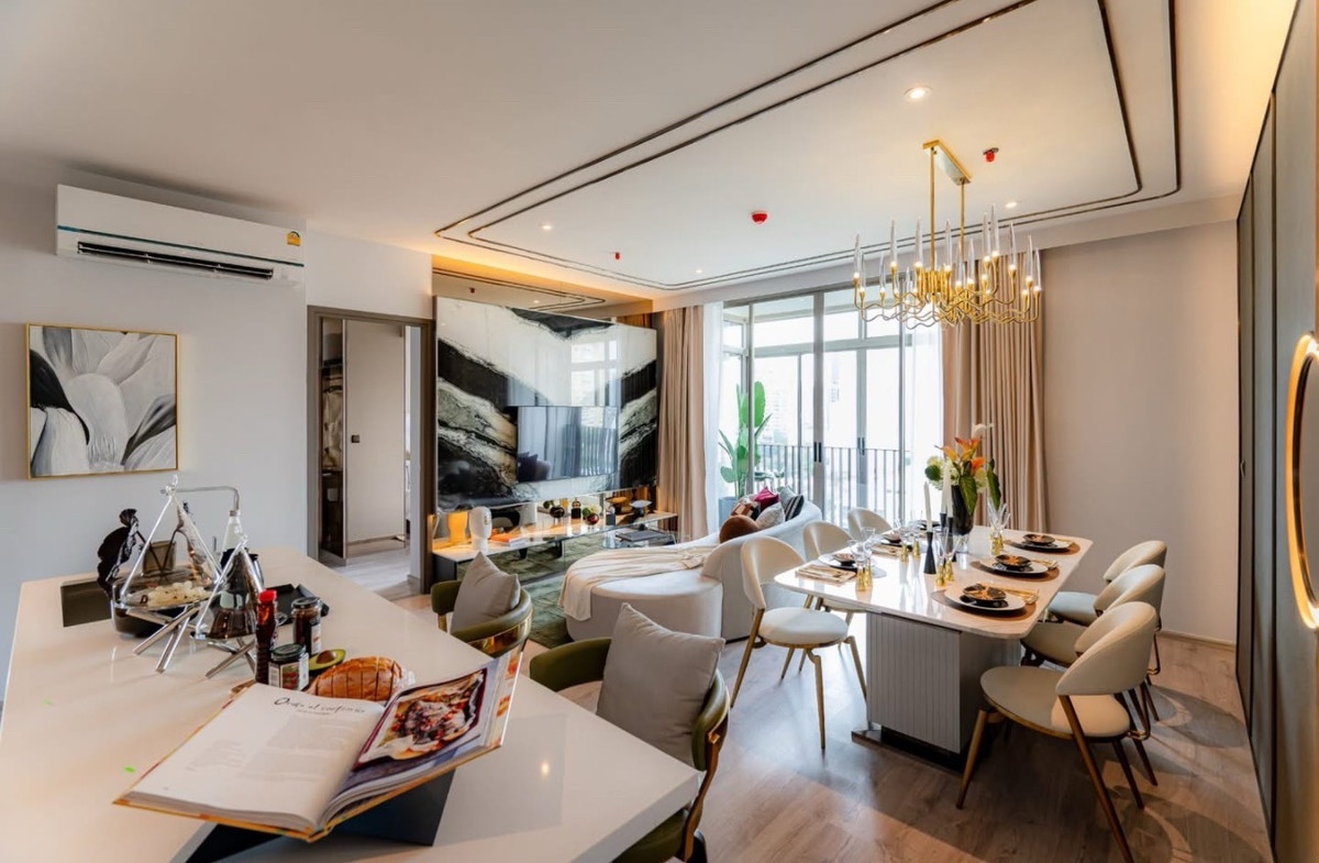 Rental : Rhythm Ekkamai Estate Sukhumvit 63 • 2 Bedroom 2 Bathroom • Size area : 82 S.qm • 12 Floor