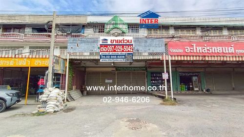 อาคารพาณิชย์ 3 ชั้น 33.7 ตร.ว. อาคารพาณิชย์ ใกล้โรงพยาบาลปากเกร็ด2 ถนนสะพานนนทบุรี-บางบัวทอง ถนน345 ปากเกร็ด นนทบุรี