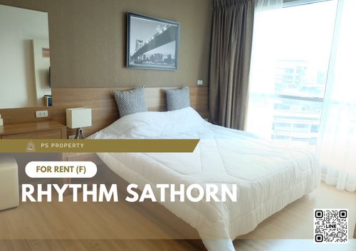 ให้เช่า 📍 Rhythm Sathorn 📍 2 ห้องนอน 2 ห้องน้ำ เฟอร์นิเจอร์ และ เครื่องใช้ไฟฟ้าครบ ใกล้ BTS สุรศักดิ์