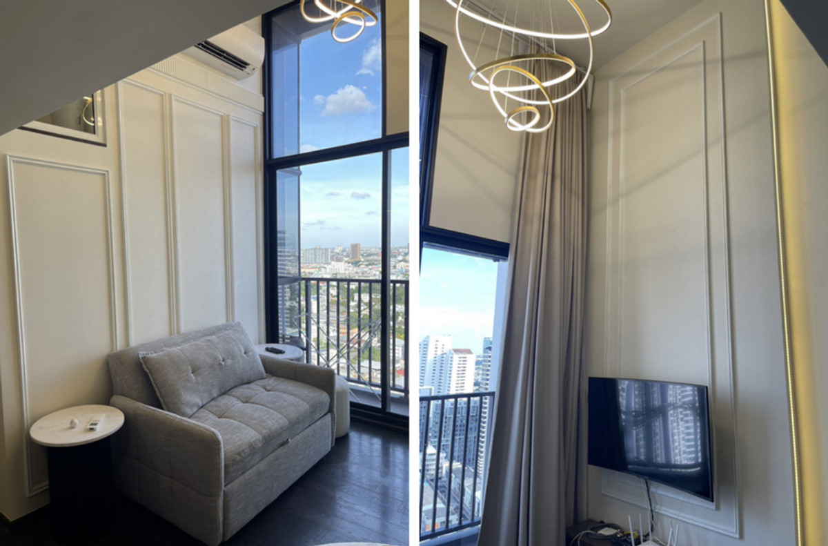 สอบถามโทร : 064-992-8997 ให้เช่า หรือ ขาย Condo Park Origin Thonglor ใกล้ BTS ทองหล่อ Duplex 2 ชั้น 45 ตารางเมตร 2 ห้องนอน ชั้น30 ตึก C ตกแต่งครบ – รูปที่ 2