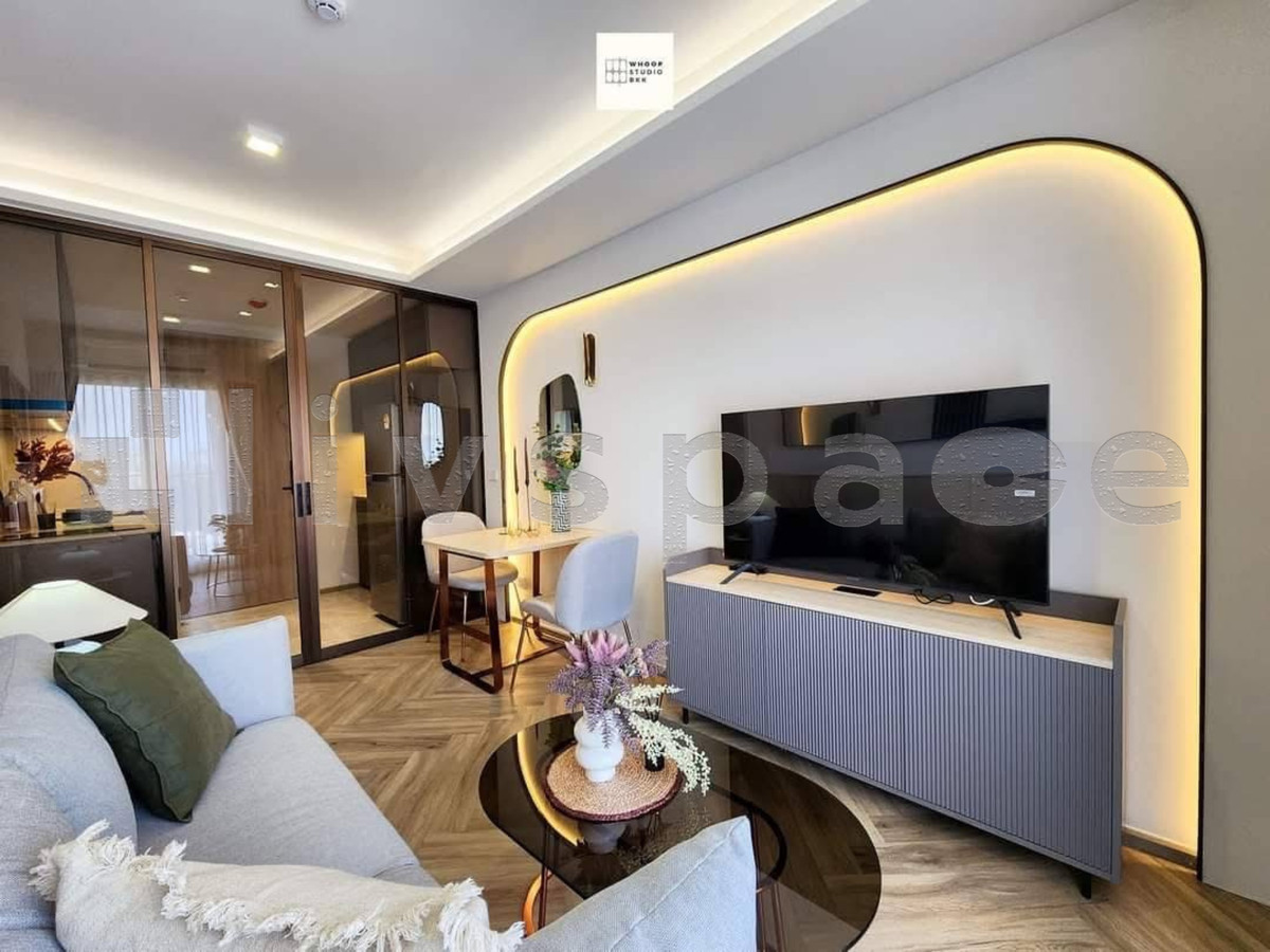 ▚ LD225ツ สำหรับเช่า Chapter Thonglor 25 ⭐1 ห้องนอน แต่งสวยมาก [Chic Boutique] พื้นลายก้างปลา ครัวแยก  – รูปที่ 3