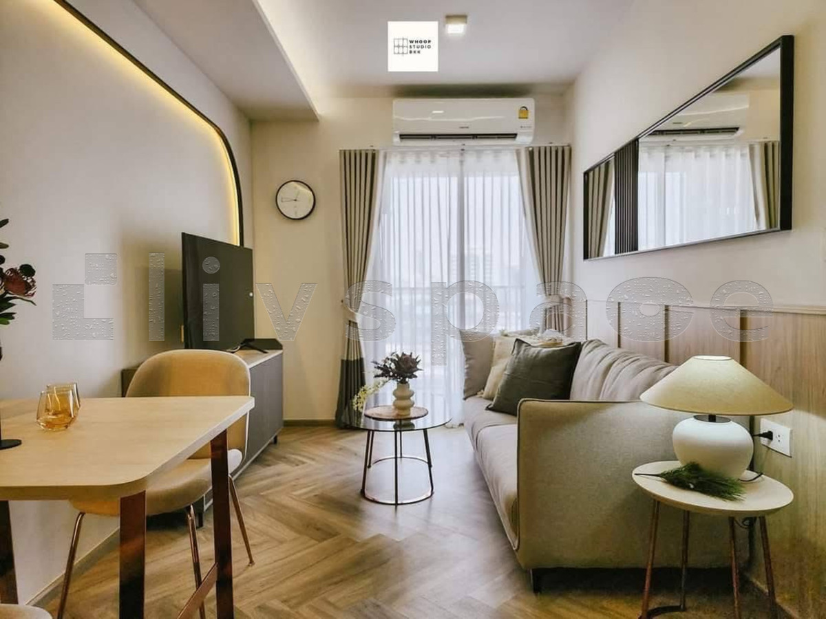 ▚ LD225ツ สำหรับเช่า Chapter Thonglor 25 ⭐1 ห้องนอน แต่งสวยมาก [Chic Boutique] พื้นลายก้างปลา ครัวแยก  – รูปที่ 2