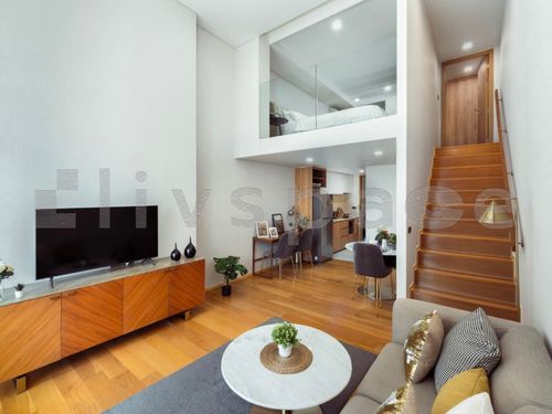 ▚ LD229ツ สำหรับขาย Siamese Exclusive Sukhumvit 31 [Private Lift] 1 Bed Duplex ⭐ เพดานสูง 4.3 ม. แต่งใหม่สวยกริ๊บ 11 ลบ. 