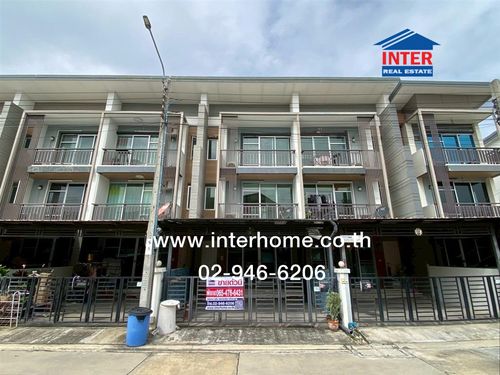 ทาวน์เฮ้าส์ 3 ชั้น 20 ตร.ว. หมู่บ้านทาวน์อเวนิว ไทม์ ท่าข้าม16 ใกล้เซ็นทรัลพระราม2‬ ซอย1 ถนนท่าข้าม ถนนซอยท่าข้าม16 เขตบางขุนเทียน กรุงเทพมหานคร