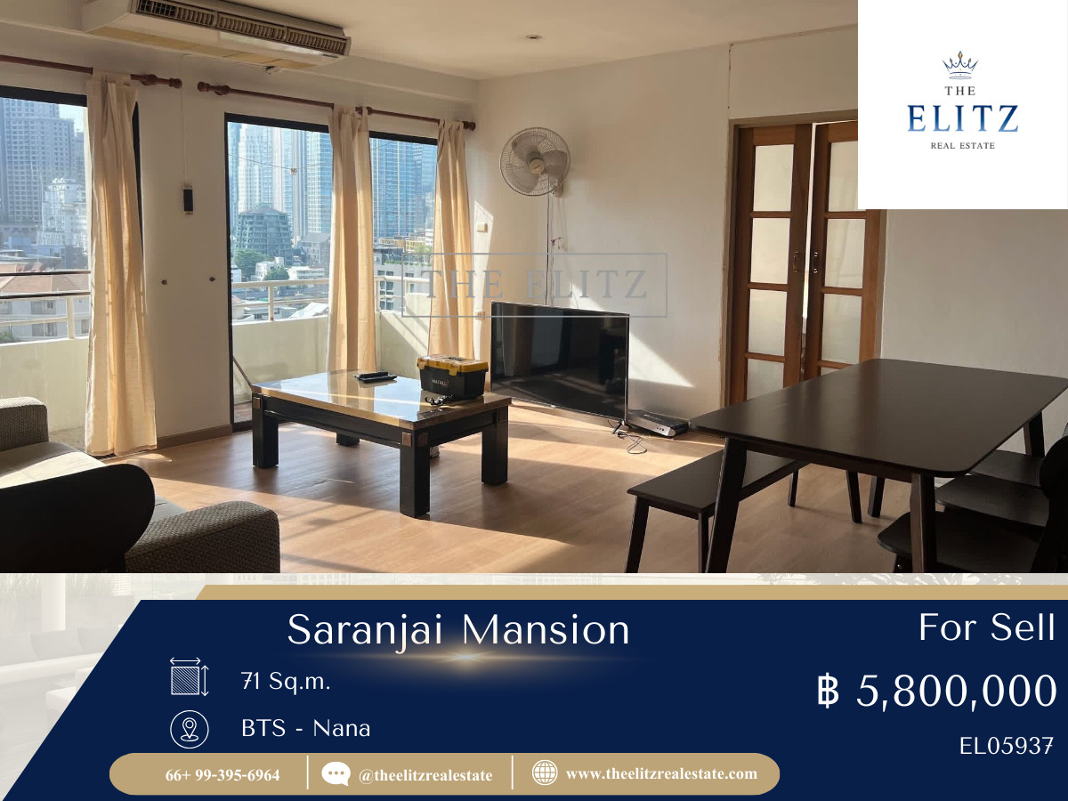 ✨ คอนโดห้องใหญ่ใจกลางอโศก Saranjai Mansion คอนโดพื้นที่กว้างขวาง คุ้มค่าทุกตารางเมตร 🏠 ✨ คอนโดห้องใหญ่ใจกลางอโศก Saranjai Mansion คอนโดพื้นที่กว้างขวาง คุ้มค่าทุกตารางเมตร 🏠