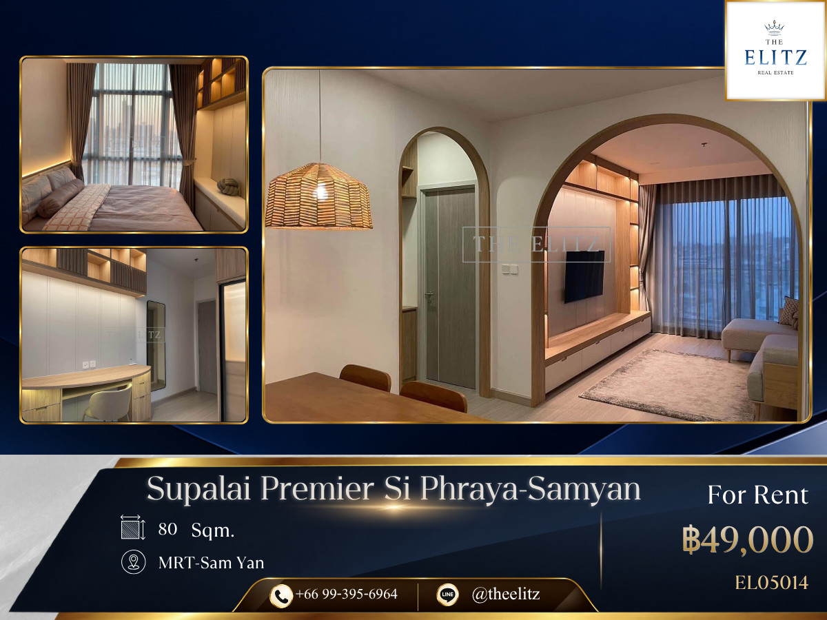 ✨ Premium High-Rise Residence near Samyan & Chula | Modern Luxury Design, stunning city skyline views & Top-tier Facilities Strategic Urban Living ✨