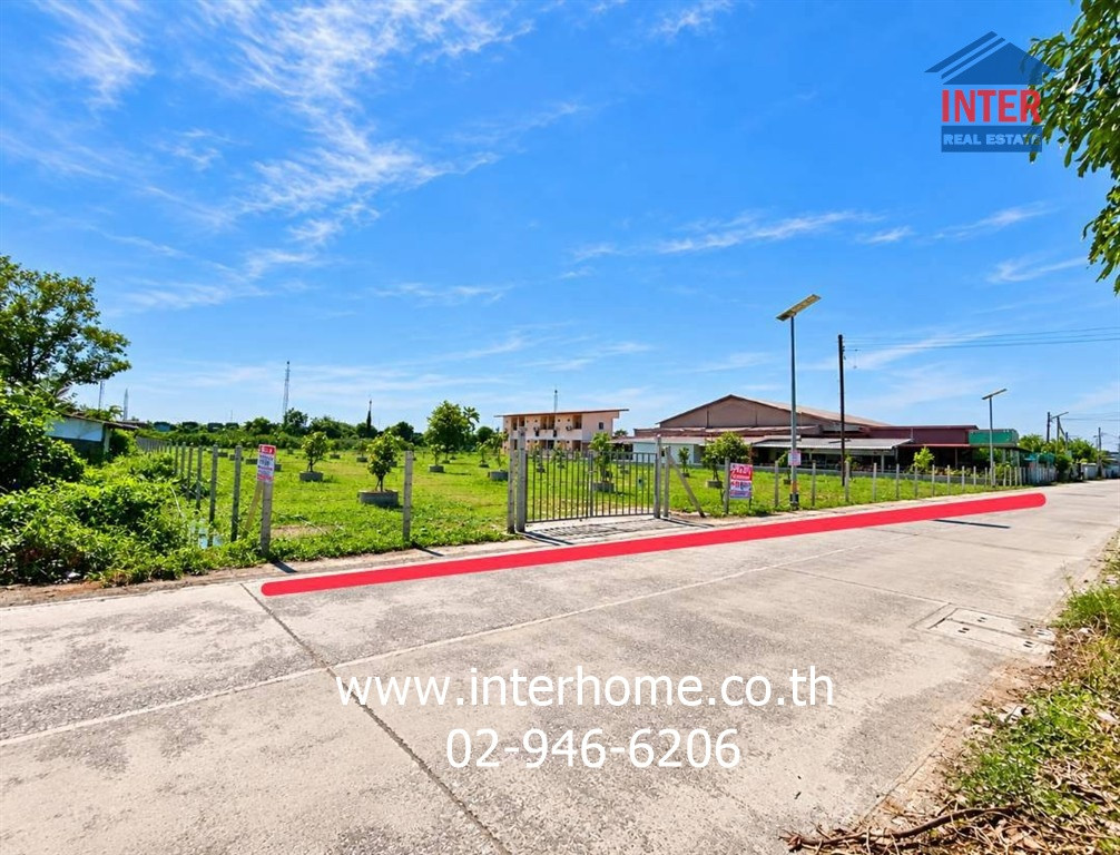 Empty land 744 sq m. land, Soi Thetsaban Bang Phli Noi. Bangna-Trad Road, Bang Bo, Samut Prakan – รูปที่ 2