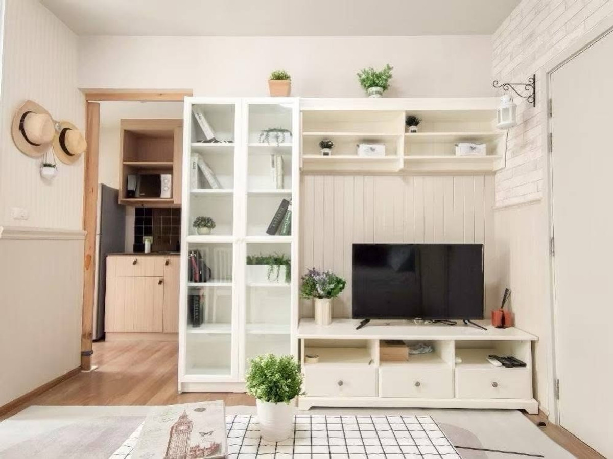 🔥 Condo for Rent – UNIO Sukhumvit 72 (Short to Medium Term) 🔥(Full Pool View • Scandinavian Cozy Style • Move-in Ready!)📍 Location: Sukhumvit 72 / BTS Bearing🏢 Project: UNIO Sukhumvit 72  (Phase 1)📏 Size: 27.31 sq.m. (1 Bedroom)📍 Floor: 2  – รูปที่ 4