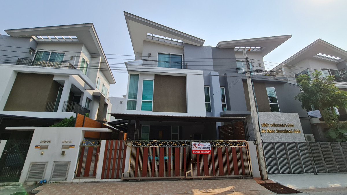 ให้เช่า! บ้านแฝด 3 ชั้น #แกรนด์ไอดีไซน์วิภาวดี หลังมุม 39.4 ตร.วา | ใกล้โทลเวย์/รถไฟฟ้า 2 สาย | 37,000 บ./ด. – รูปที่ 2