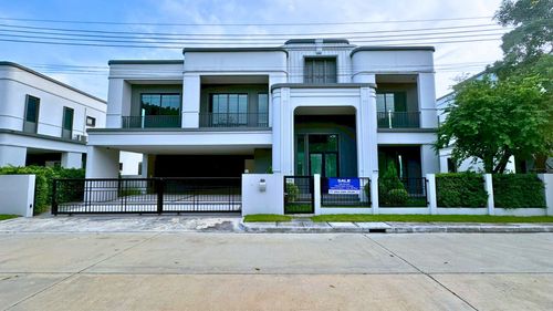 🔥Single house for sale Setthasiri Wongwaen-Chatuchot | Big house style Rene03 | Opposite the garden | Art Deco design