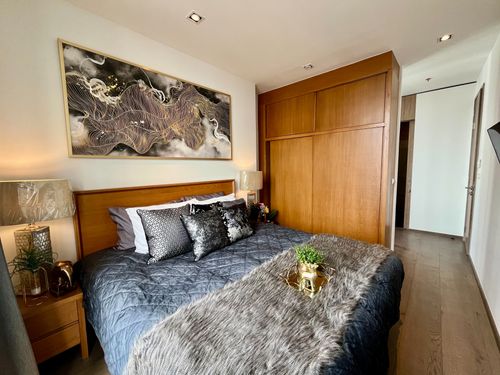 For rent!! Condo PARK ORIGIN PHROM PHONG (PARK 24) 44th floor (Super High Floor) area 69 sq m, 2 bedrooms, 2 bathrooms - with bathtub (BTS Phrom Phong) (Agents Welcome)