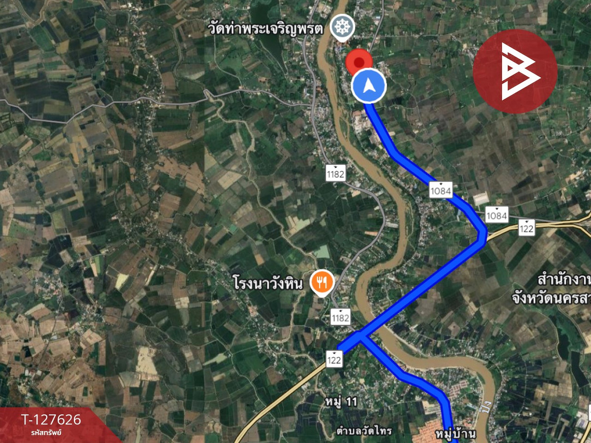 ขายที่ดิน เนื้อที่ 1 ไร่ 1 งาน 73.4 ตร.วา บ้านมะเกลือ นครสวรรค์ – รูปที่ 2