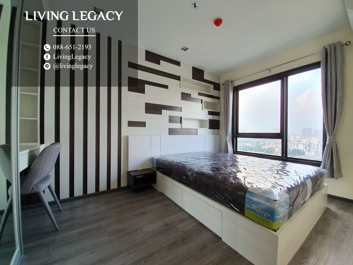 T6FJ12 ให้เช่าคอนโด Rich Park @ Triple Station 30 ตร.ม. ชั้น 21 line id : @livinglegacy – รูปที่ 2