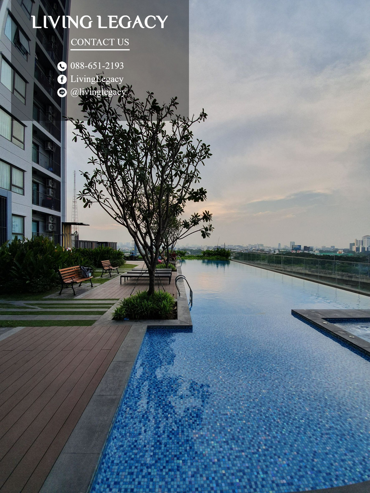 T6FJ12 ให้เช่าคอนโด Rich Park @ Triple Station 30 ตร.ม. ชั้น 21 line id : @livinglegacy – รูปที่ 4