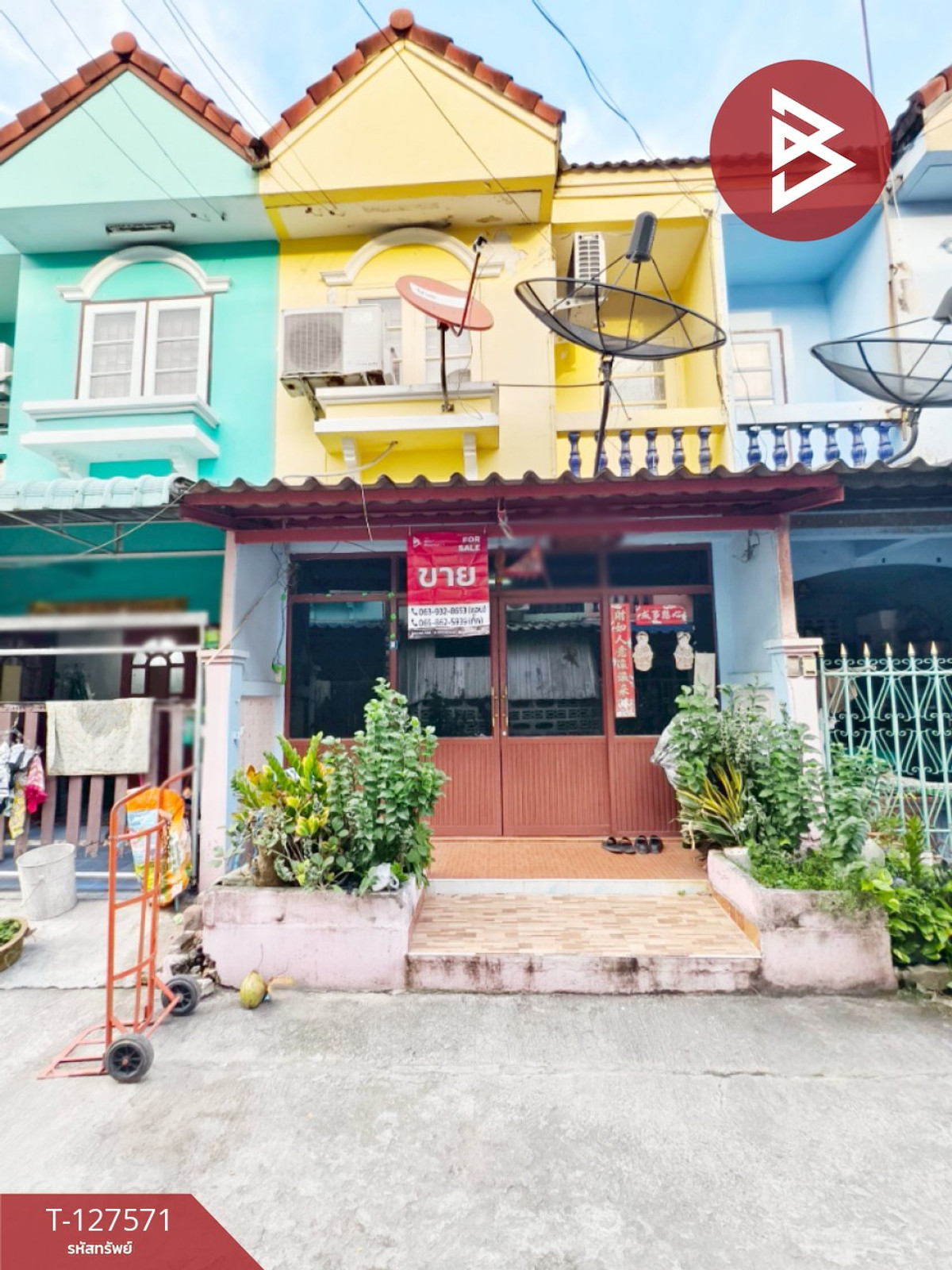 2-story townhouse for sale, Chat Thong Village, Tha Sai, Samut Sakhon. – รูปที่ 2