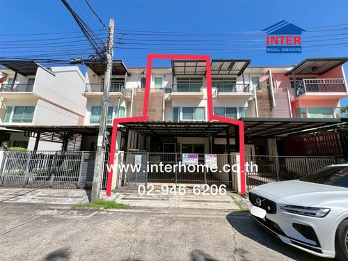 ทาวน์โฮม 3 ชั้น 20.6 ตร.ว. หมู่บ้านบ้านใหม่ รามอินทรา-คู้บอน ซอยคู้บอน28 แยก2 ถนนคู้บอน ถนนรามอินทรา ถนนคู่ขนานกาญจนาภิเษก เขตคันนายาว กรุงเทพมหานคร