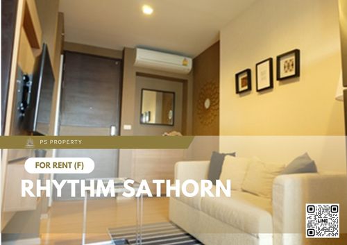ให้เช่า 📍 Rhythm Sathorn 📍 เฟอร์นิเจอร์ และ เครื่องใช้ไฟฟ้าครบ ใกล้ BTS สุรศักดิ์