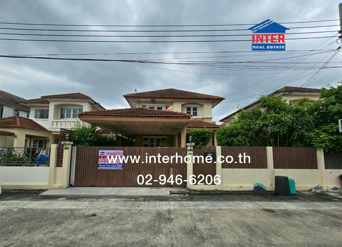 2-story detached house, 53.8 sq m, Sireen House Village, Watcharaphon, near 5 Watcharaphon Intersection, Soi Ruammit Phatthana, Intersection 10, Watcharaphon Road, Sukhaphiban 5 Road, Bang Khen District, Bangkok 2-story detached house, 53.8 sq m, Sireen House Village, Watcharaphon, near 5 Watcharaphon Intersection, Soi Ruammit Phatthana, Intersection 10, Watcharaphon Road, Sukhaphiban 5 Road, Bang Khen District, Bangkok