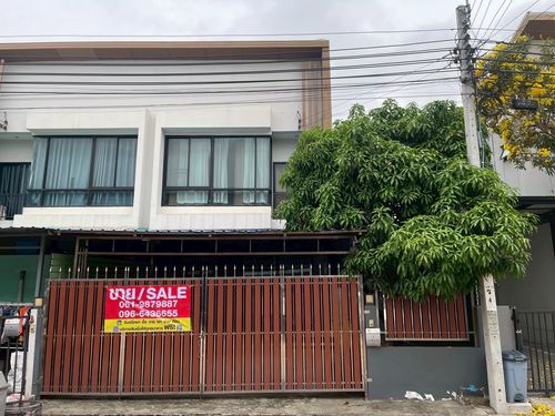 ขายทาวน์โฮมสวย ทำเลดี!โครงการ  Wiztown ท่าข้าม–พระราม 2 หลังริม มีที่เหลือด้านข้าง 🔥 ลดราคาพิเศษ! จาก 3.39 ลบ. เหลือเพียง 298 ล้าน เท่านั้น