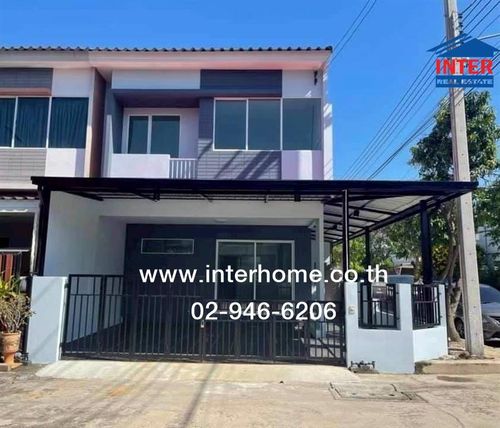 ทาวน์เฮ้าส์ 2 ชั้น 26.7 ตร.ว. หมู่บ้านเดอะทรัสต์ วงแหวน-ลำลูกกา ใกล้ตลาดมารวย ถนนลำลูกกา ถนนพหลโยธิน ลำลูกกา ปทุมธานี