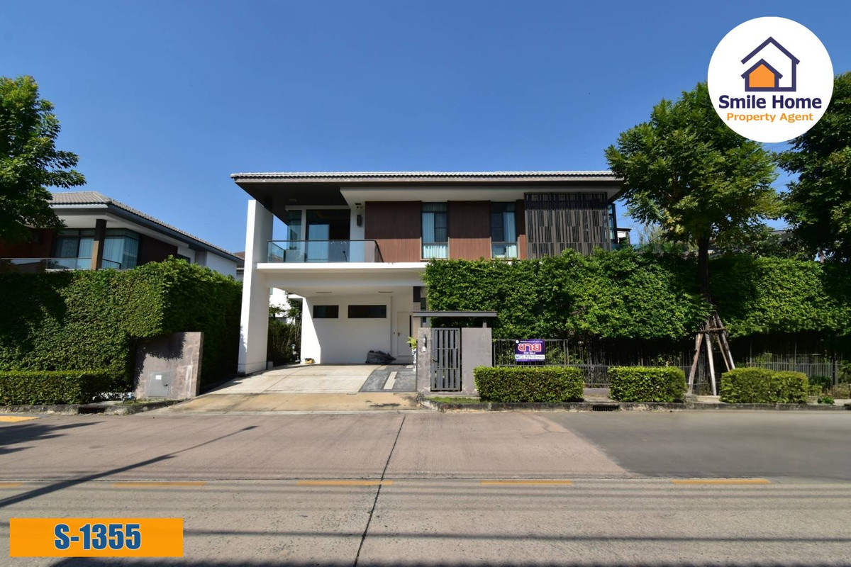 Single house for sale Manthana On Nut-Wongwaen 4  The house is ready to move in, the biggest tie.