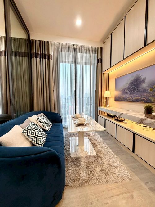   ★ The Address Siam-Ratchathewi ★ 32 sq m., 23th floor (1 bedroom, 1 bathroom), ★ near BTS Ratchathewi ★ near Siam Paragon, Siam Square, MBK ★ Many amenities ★ Complete electrical appliances