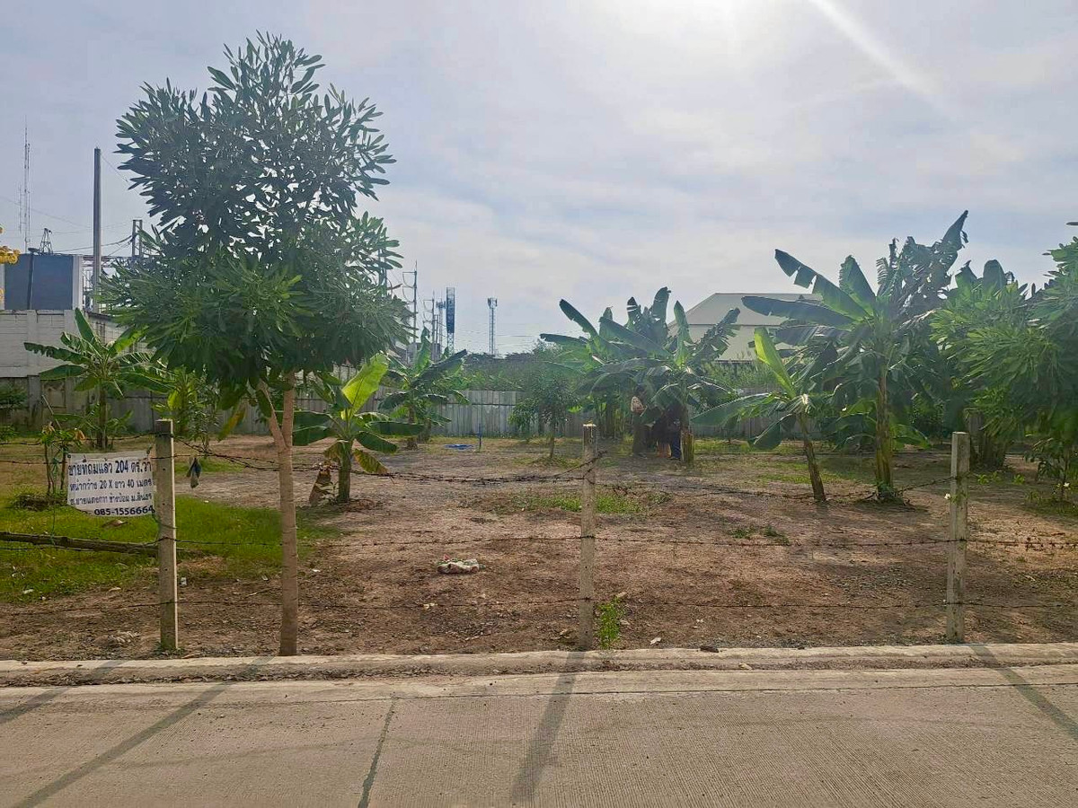 Empty land for sale, beautiful plot, already filled, near the Red Skytrain station, Rangsit Station, Bang Phun Subdistrict, Mueang Pathum Thani District, Pathum Thani Province. – รูปที่ 2