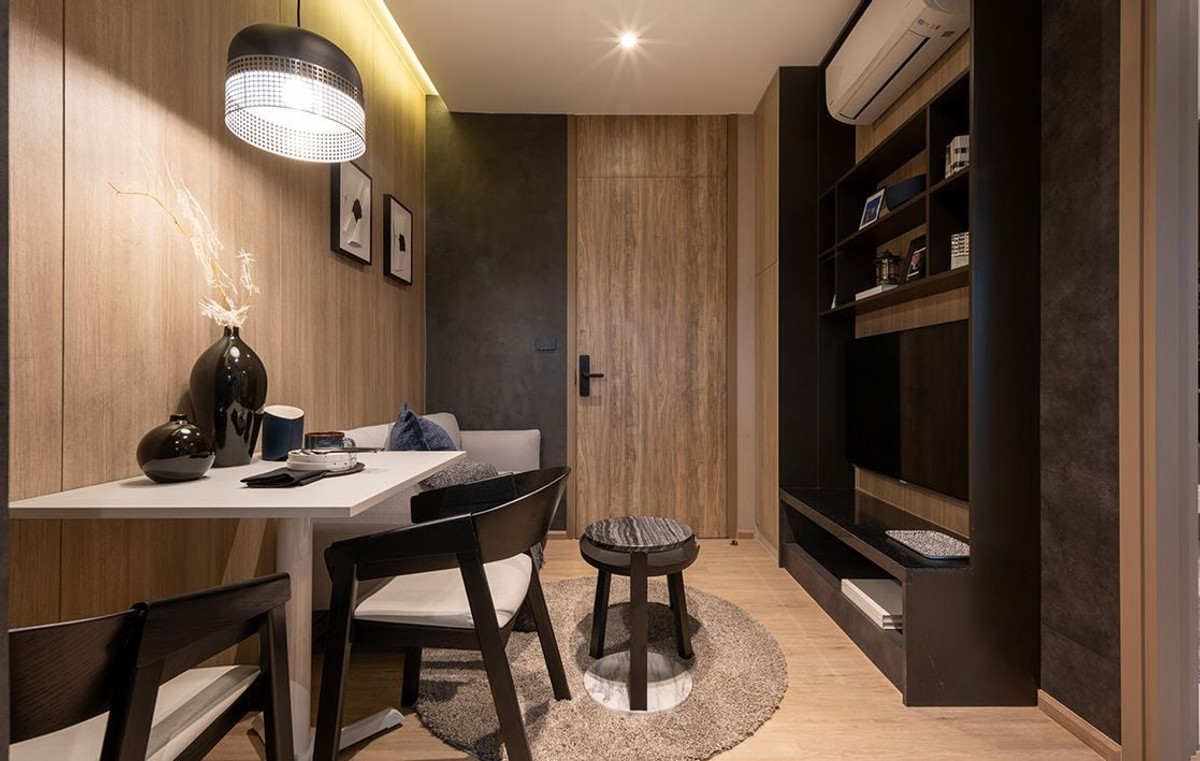 Pet friendly New Room 1 Bed City view  New Condo Good Location Next To Ekkamai-RamInthra,Central East Ville   @  Noble Create – รูปที่ 4