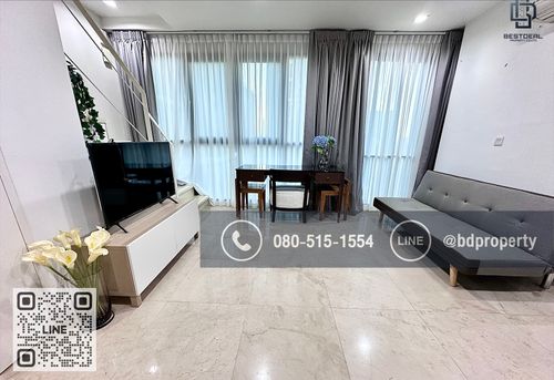 Bestdeal ให้ด่วน!!! Duplex 1 Bed ราคา 23,000 บาท/เดือน  เฟอร์นิเจอร์และเครื่องใช้ไฟฟ้าครบพร้อมเข้าอยู่   ใกล้MRTและเซ็นทรัลพระราม 9 เพียง 80 ม.