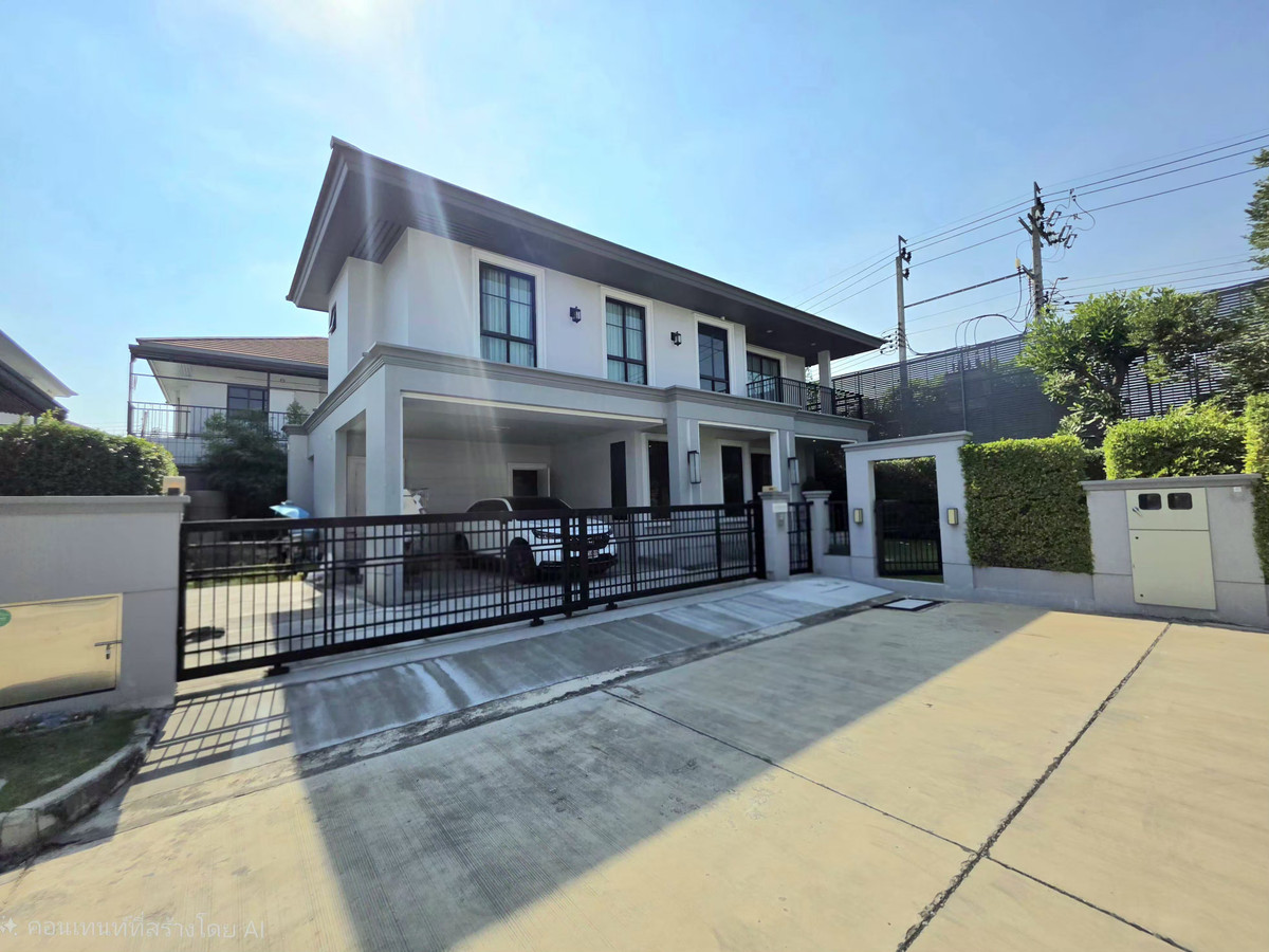 Single house for sale, Setthasiri Chaengwattana-Prachachuen 2, corner plot, 84.8 sq m., near Udon Ratthaya Expressway, Si Saman Dan, near Muang Thong Thani. Single house for sale, Setthasiri Chaengwattana-Prachachuen 2, corner plot, 84.8 sq m., near Udon Ratthaya Expressway, Si Saman Dan, near Muang Thong Thani.