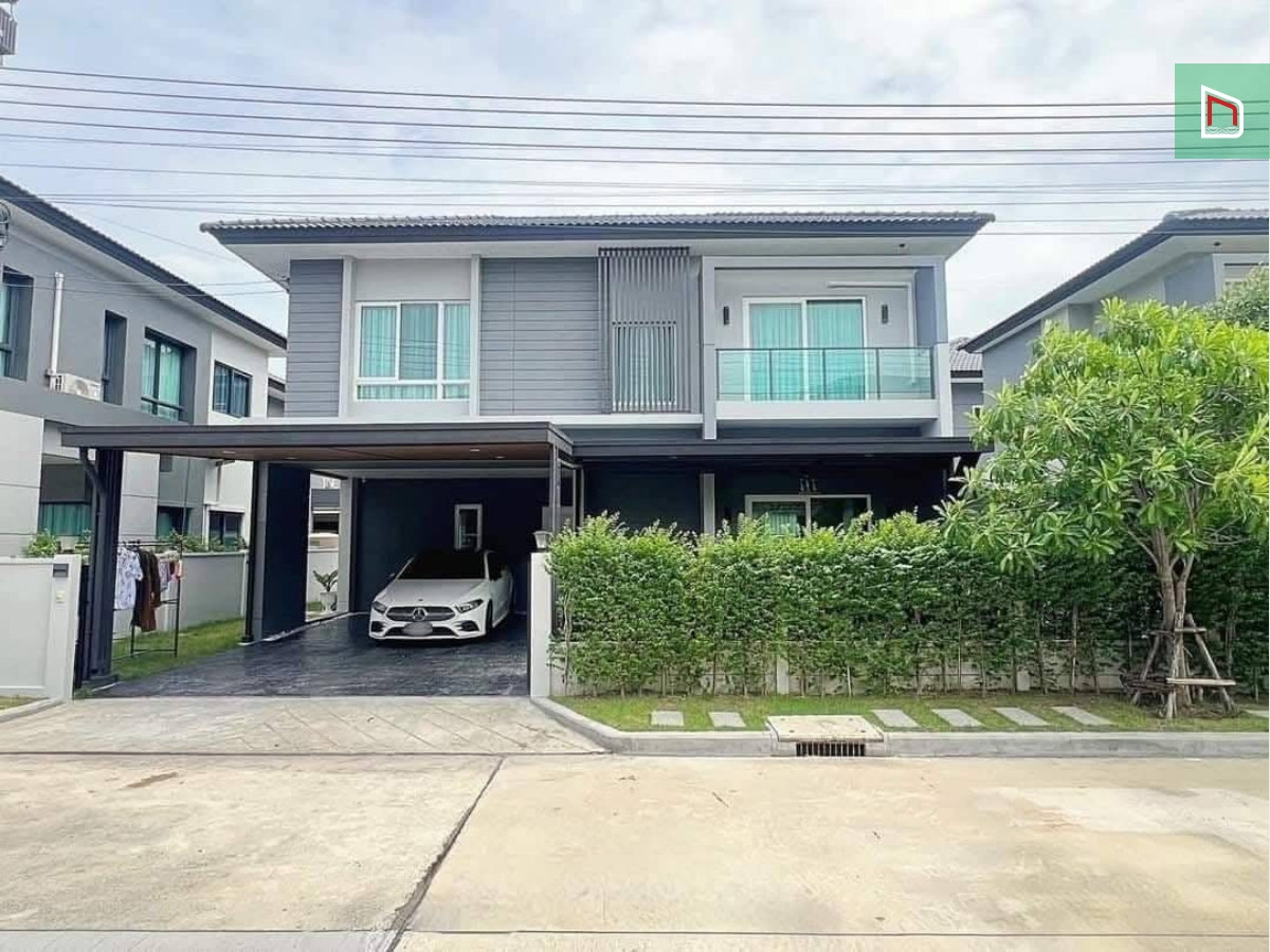Beautiful house Centro Phahon-Vibhavadi 2, 54.6 sq m, 4 bedrooms, 3 bathrooms, 8.59 million baht, south facing house, stamp parking garage, luxury club, near Future Park/market.