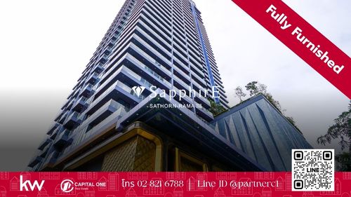 📢 Condo for sale Sapphire Luxurious Condominium Sathon-Rama3