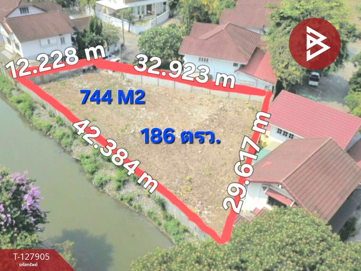 ขายที่ดินติดลำคลอง เนื้อที่ 1 งาน 86 ตร.วา สะพานสูง กรุงเทพมหานคร – รูปที่ 2