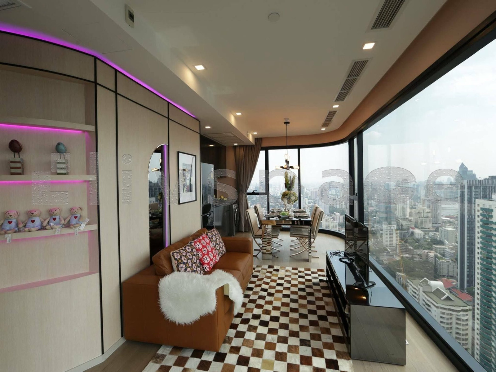 ▚ L04C08ツ ให้เช่า: Ashton Asoke 3 Bed 100ตร.ม. Super Rare Item มีห้องเดียวในตึก วิวกระจกโค้ง panoramic ชั้นสูง แต่งหรู พร้อมอยู่✨ – รูปที่ 2