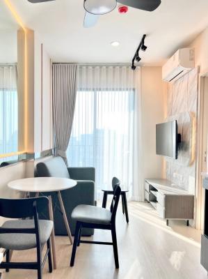 🔥Urgent Rental🔥 New Noble Ratchada-Ladprao, beautifully decorated, unblocked view, fully furnished, ready to move in, near 2 BTS lines.