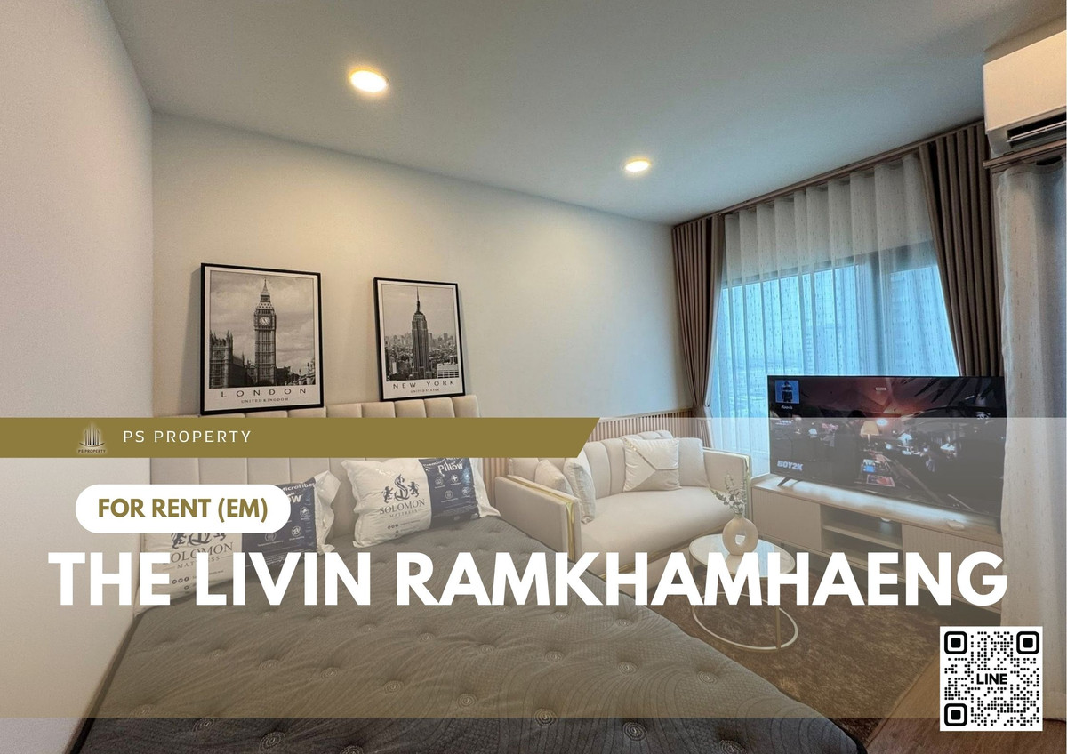 For rent 🔥 The Livin Ramkhamhaeng 🔥 Fully furnished and equipped, near MRT Lam Sali For rent 🔥 The Livin Ramkhamhaeng 🔥 Fully furnished and equipped, near MRT Lam Sali