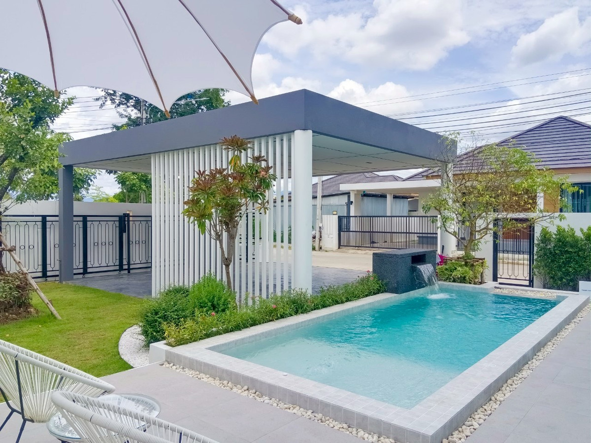 ขายบ้านในโครงการ Charisma Ville แบบบ้าน Modern Pool Villa 🎉 โถงสูงพิเศษ DOUBLE Volume Space ใกล้ Christian German School Chiang Mai (CDSC)- SW002967 – รูปที่ 3