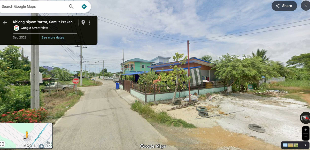 ขาย ที่ดินผังสีม่วง ถ.เฉลิมพระเกียรติ บางบ่อ สมุทรปราการ – รูปที่ 2