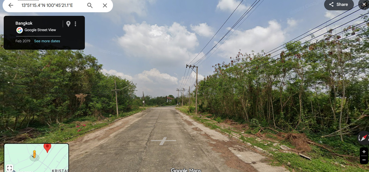 Beautiful land for sale in Thanon Golf View and Sport Club, Minburi District, area 369 square wah, price 5 million baht. If interested, contact Pui 08-9920-9893. – รูปที่ 4