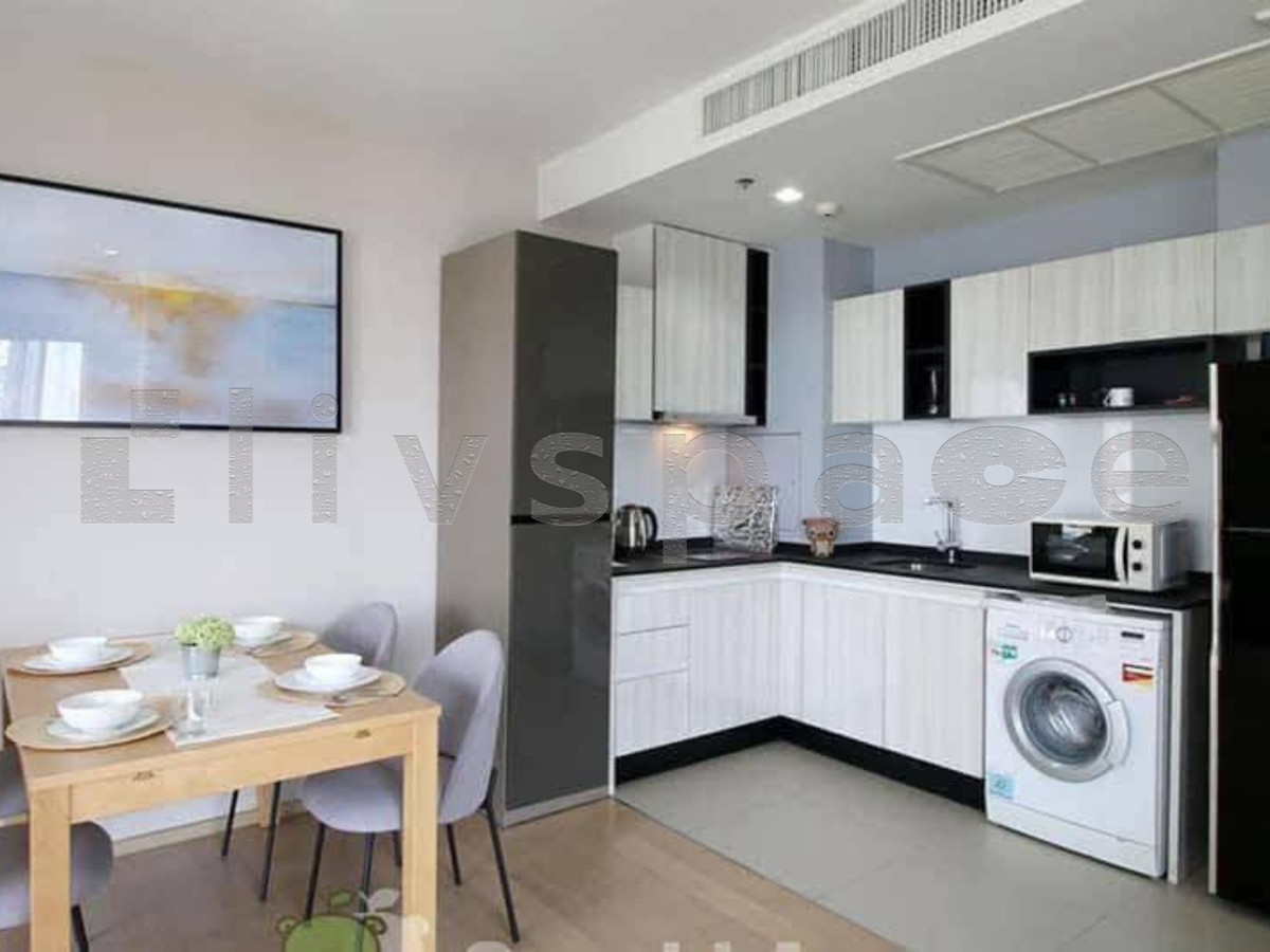 ▚ LD259ツ ให้เช่า: HQ by Sansiri Thonglor 1BR 58sqm. 40K ✨ ห้องมุม รีโนเวทใหม่ วิวโล่ง ราคาถูกที่สุดในตลาด (ปกติ 50K+) 🏙️ – รูปที่ 4