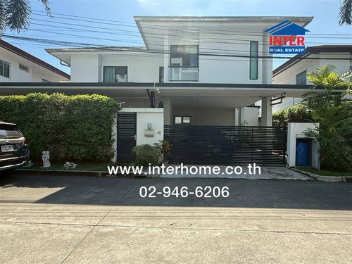 2-story detached house, 50 sq m, Nirvana Beyond Light Village, Rama 9, Soi Krungthep Kreetha 32, Rama 9 Road, Srinakarin-Bang Kapi Road, Saphan Sung District, Bangkok.